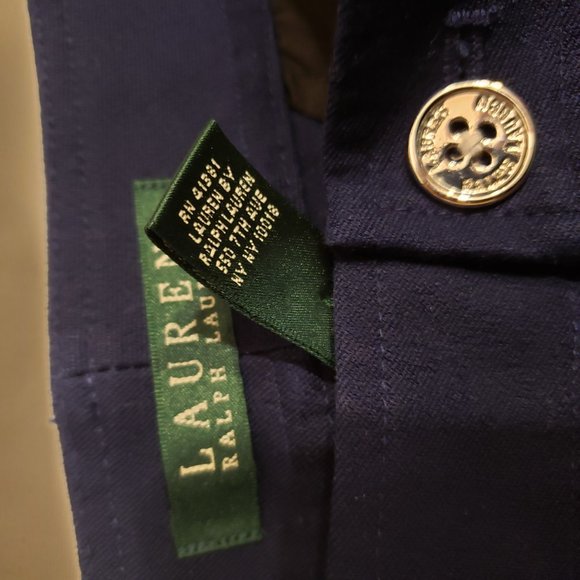 Navy Blue Capris by Ralph Lauren Size 8 - Picture 6 of 10